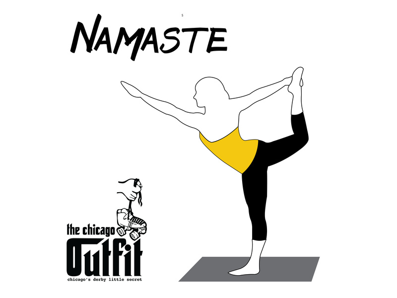 Chicago Outfit Yoga Social Media typography branding illustration graphics social media