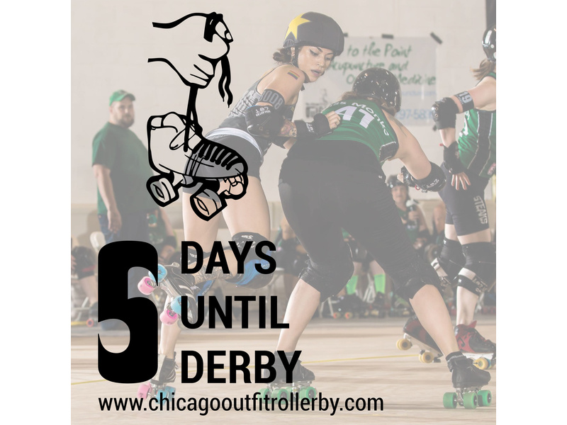 Bout Day Countdown photography graphics social media roller derby