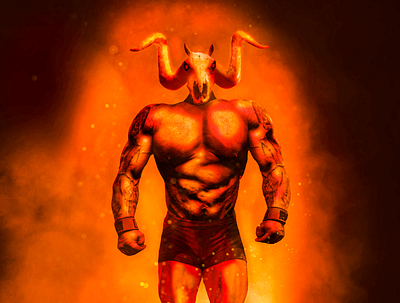 Demon Artwork artwork demon devil graphic design photo manipulation photoshop