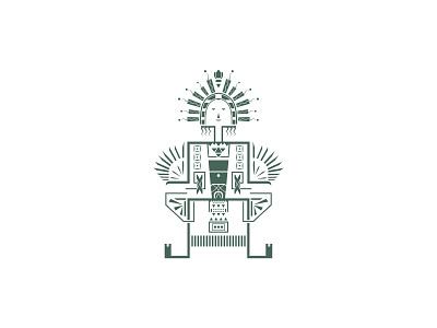 ethnic queen branding design elegant ethnic icon illustration logo simple vector