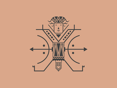 ethnic human app design ethnic flat human icon illustration logo simple vector