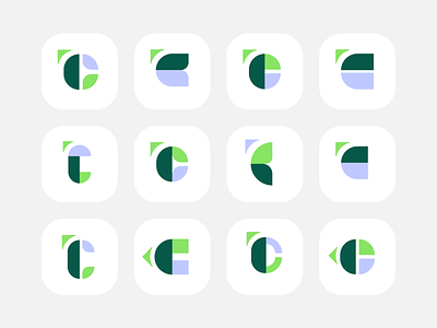 Click Social - Logo exploration branding c construction cursor explore geometry grid letter localisation logo modern monogram monogram logo vector