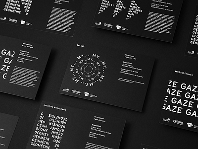 La Bande Vidéo - Expo flyers exposition fun media play typo typography