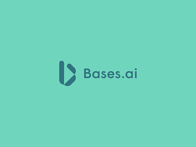 Bases.ai Logo ai b logo logodesign loop monogram play simple tech
