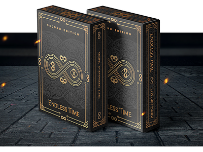 Endless Time Playing Cards - 'Luxury Dark' Edition