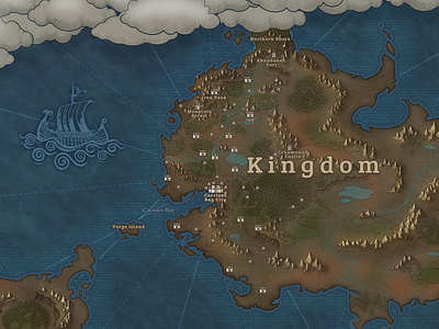 Fantasy Map for Shores Unknown RPG (Switch)