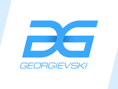 DG Logotype brand branding design flat lettering logo symbol vector
