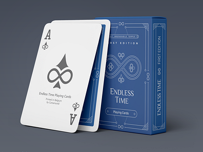 Endless Time Playing Cards 2019 trend ace of spades box cards deck jocker kickstarter playing cards pocker vector