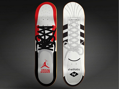 Def - Jodan and ShellToby graphic design skateboard skateboard design skateboard graphics vector art