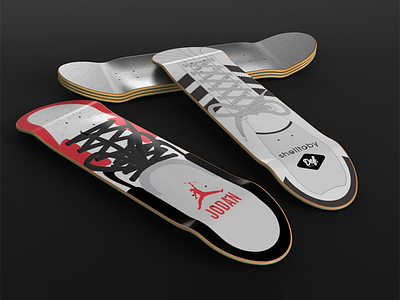 Def - Jodan and ShellToby Render 2 graphic design muckmouth skateboard art skateboard design skateboard graphics vector art