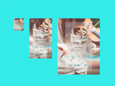 Daily UI Challenge music player concept