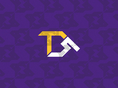 Teddy Bridgewater Logo brand design football gold identity logo logo design mark monogram nfl purple simple