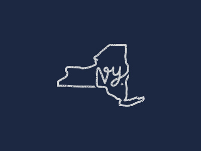 New York State Mark blue design identity logo logo design nyc simple texture vector