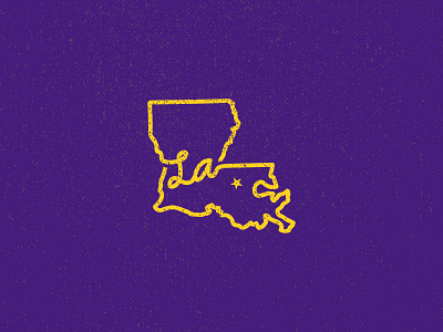 Map of Louisiana by Dima Moiseenko on Dribbble