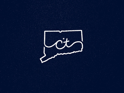 Connecticut "State Mark" apparel blue brand branding design identity logo logo design mark simple sports vector