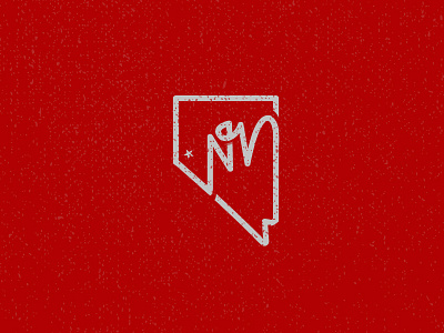 Nevada "State Mark" apparel brand branding design identity illustrator logo logo design simple symbol texture vector
