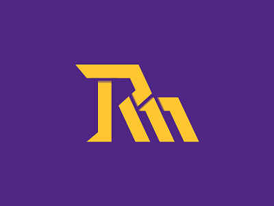 Randy Moss Logo concept :) apparel brand branding identity illustrator logo logo design monogram simple sports symbol vector