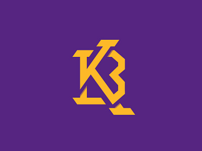Kobe Bryant Logo brand branding design identity logo logo design monogram nba simple sports symbol vector