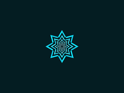 Vortex bold depth design geometric illustrator repetition shapes star symbol vector