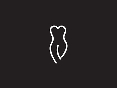 Lady design form line logo simple simplicity symbol