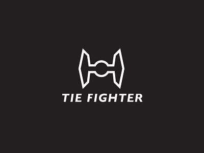 Tie Fighter bold design logo logo design simple simplicity star wars symbol tie fighter
