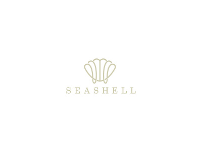 Seashell design elegant logo logo design sand shell simple simplicity symbol