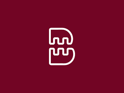 BH bh bold design logo mark monogram simple simplicity