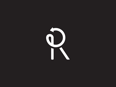 Rewind bold concept design logo r rewind simple simplicity typography