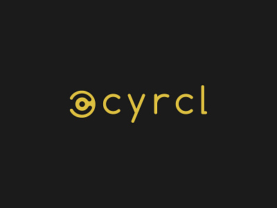 Cyrcl black and gold bold brand branding design graphic design identity illustrator logo logo design logos marketing marketing agency simple simplicity symbol vector