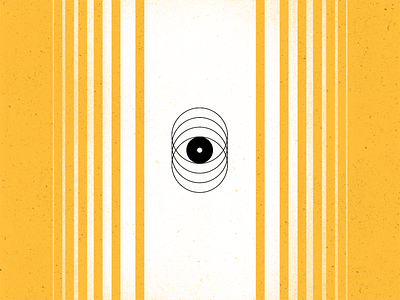 wake eyes illustration symbol yellow