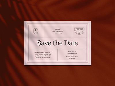 Save the Date card savethedate wedding wedding card