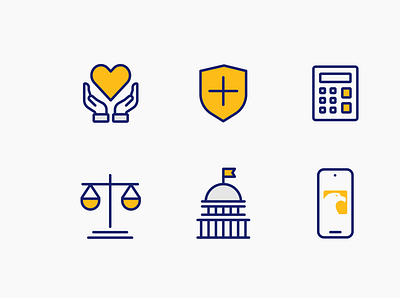 Icon Set for EagleBank bank banking icon iconography icons