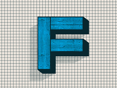 36 Days Of Type - F 36 days of type 3d pattern texture type typography