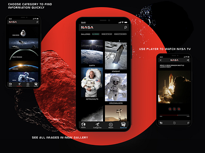nasa - website & app redesign