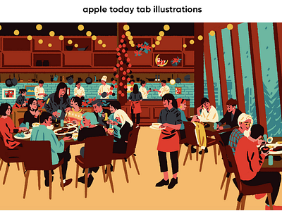 apple - today tab illustrations