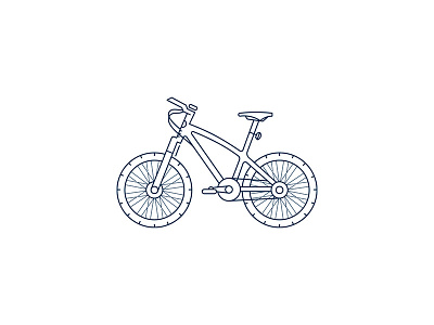 Bike bike icon illustration