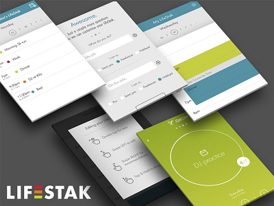 Lifestak app design interface ios mobile ui ux