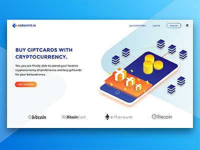 Crypto & Gift Cards landing