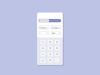 Daily UI 004: Calculator app design ui ux