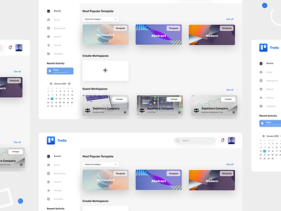 Trello Redesign App app branding clean ui design dribbble figma illustration interface ios minimal mobile app shot trello typography ui ui design ui ux design ux vector web