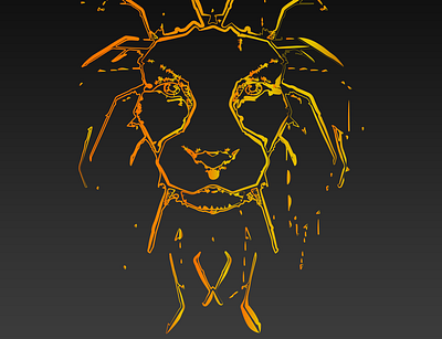 Lion Face branding colore illustration lion lion logo logo t shirts vector
