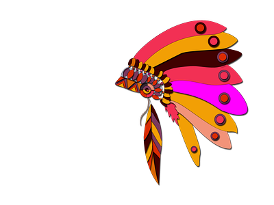 Feather hat adobe digiralart graphic design illustration logo myart romansgallery