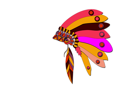 Feather hat adobe digiralart graphic design illustration logo myart romansgallery