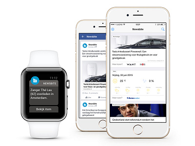 On the go devices apple clean facebook iphone light mockup news newsfeed notifications watch