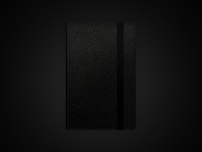 Leather notebook