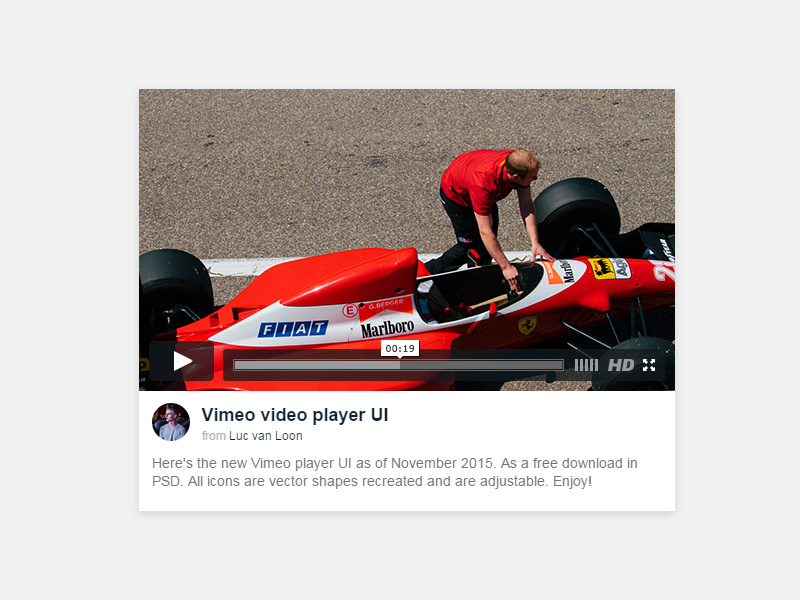 Vimeo player