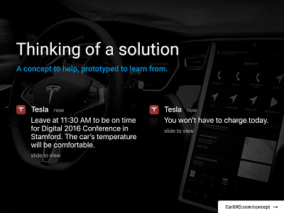 Tesla Travel Strategy on CarUXD.com automotive car car ui car ux cockpit framer framerjs principle tesla tesla model s user experience