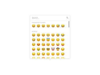 Emoji Picker by Luc van Loon on Dribbble