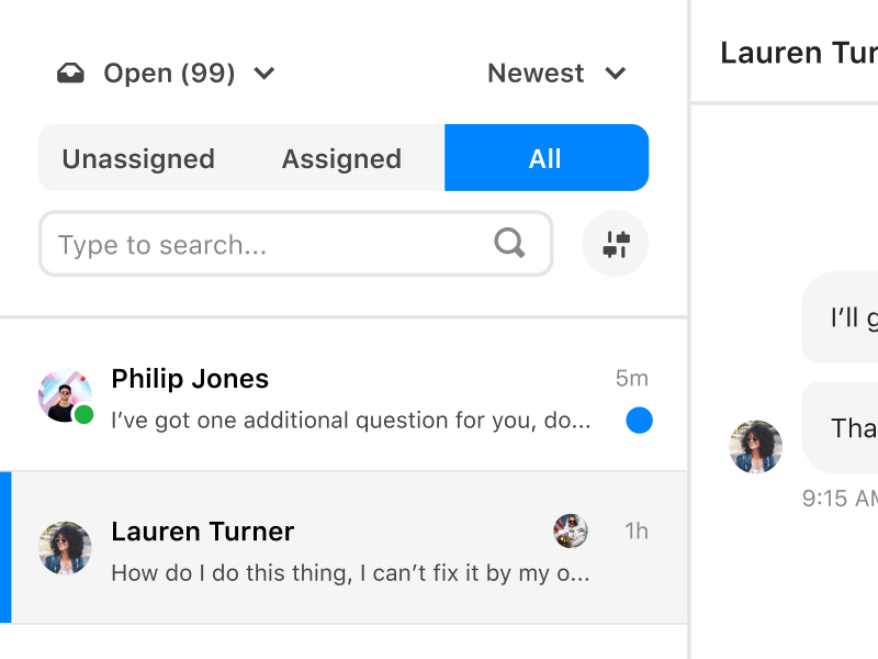 Inbox conversations dashboard design inbox dashboard ui chat email gmail customer support support crm dashboard