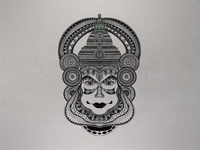 Kathakali artist goddess icon illustration illustrations illustrator kathakali logo mandala ui ui design uidesign uiux ux vector web zentangle art zentrick